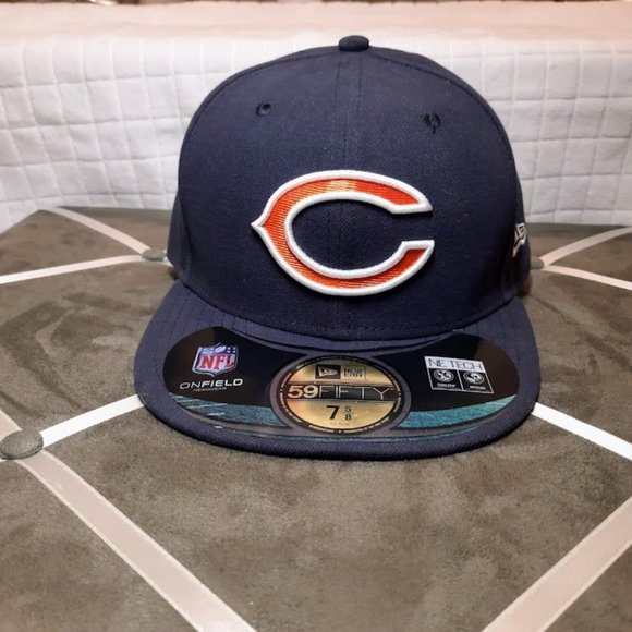 Chicago Bears NFL Authentic "On-Field" Sideline New Era 59FIFTY Fitted Hat - Picture 1 of 8